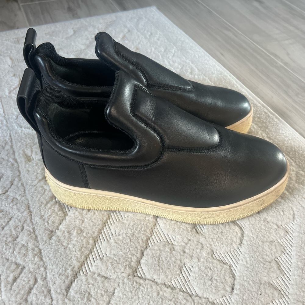 Céline Phoebe Philo Era F/W 2015 Black Platform Slip-on Sneakers